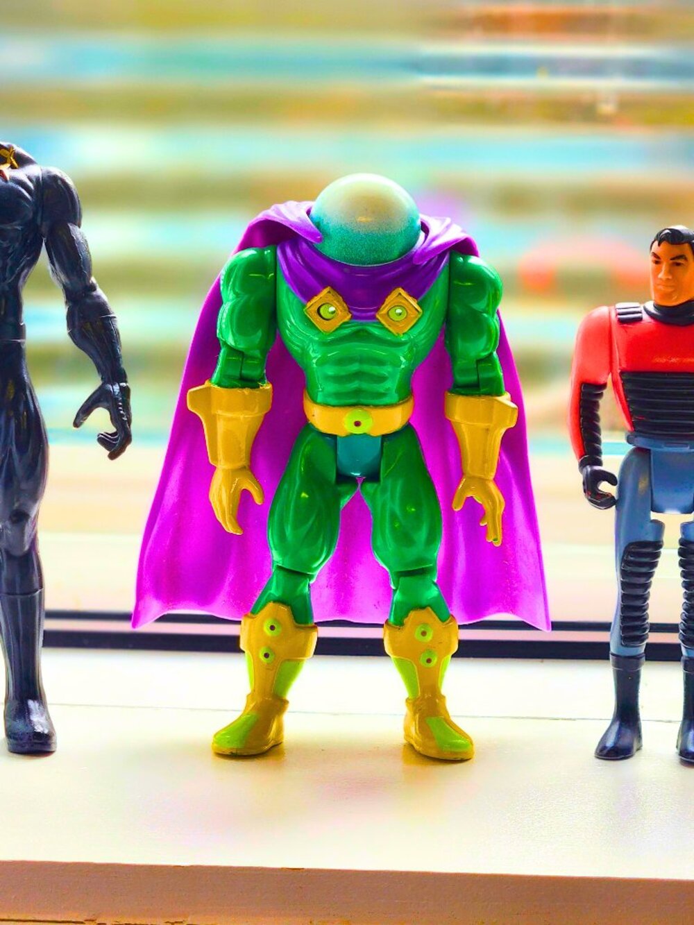 Vintage Marvel DC Action Figure Lot Mysterio Batman Black Panther